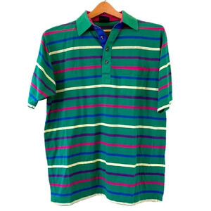 🌸Vintage 80’s Chip Beck Collection Striped Polo
